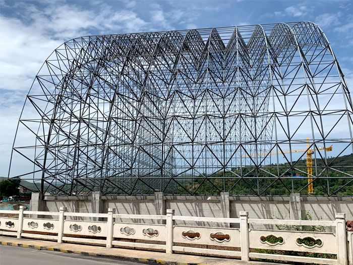 巴中山寨矿储煤棚网架